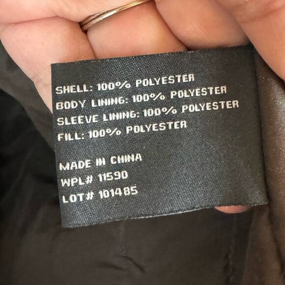 Weatherproof Brown Full Zip Jacket Size Large - Picture 7 of 8